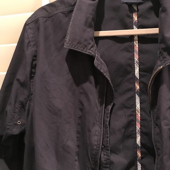 Lands’ End | Navy Blue Utility Jacket Size L - Picture 2 of 3